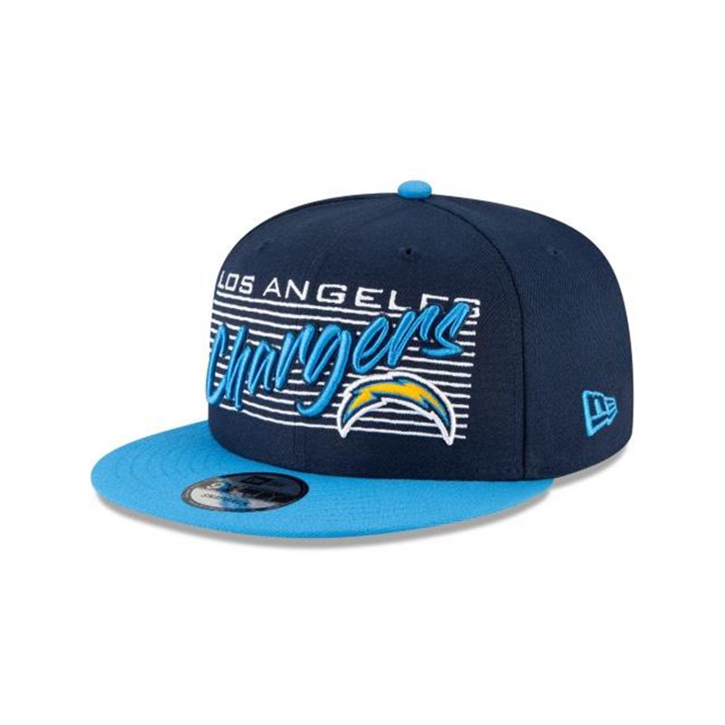 NFL Los Angeles Chargers Retro 9Fifty Snapback (MLJ7928) - Blue New Era Caps